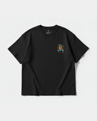 Camiseta Tio Sam White Big Front Oversize Basic Negro