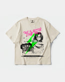 Camiseta Sexy Bitch Big Front Oversize Basic Beige