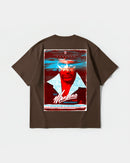 Camiseta Tony Montana Big Back Oversize Basic Marron