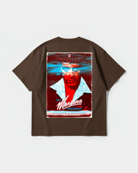 Camiseta Tony Montana Big Back Oversize Basic Marron