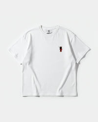 Camiseta Ungaunga Lengua Pocket Front Oversize Basic Blanco
