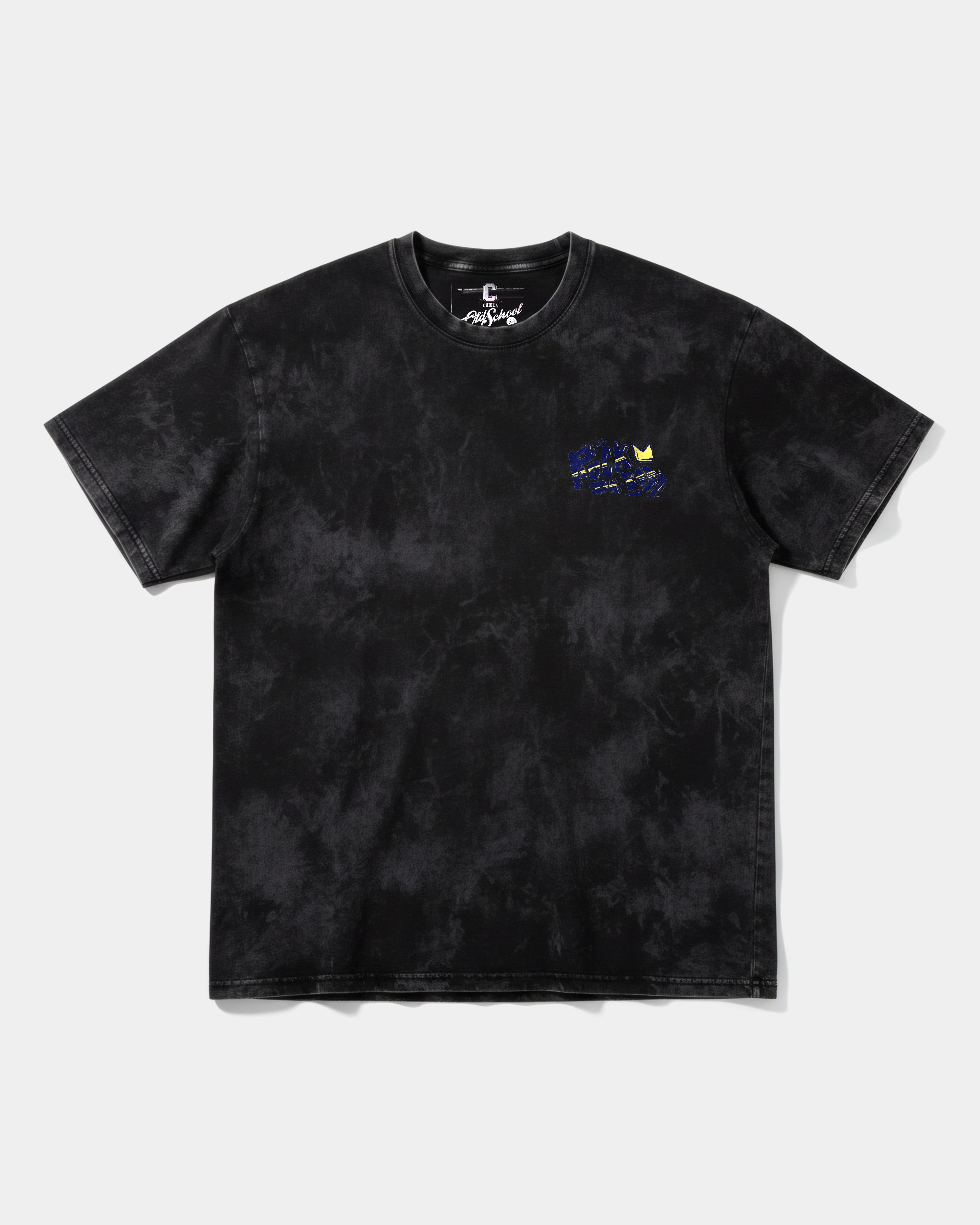 Camiseta Rock Da Body Pocket Front Oversize Acid Negro