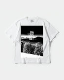 Camiseta Dark Risk White Big Front Oversize Basic Blanco