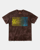 Camiseta Cubica Psychedelic Big Front Oversize Acid Marron