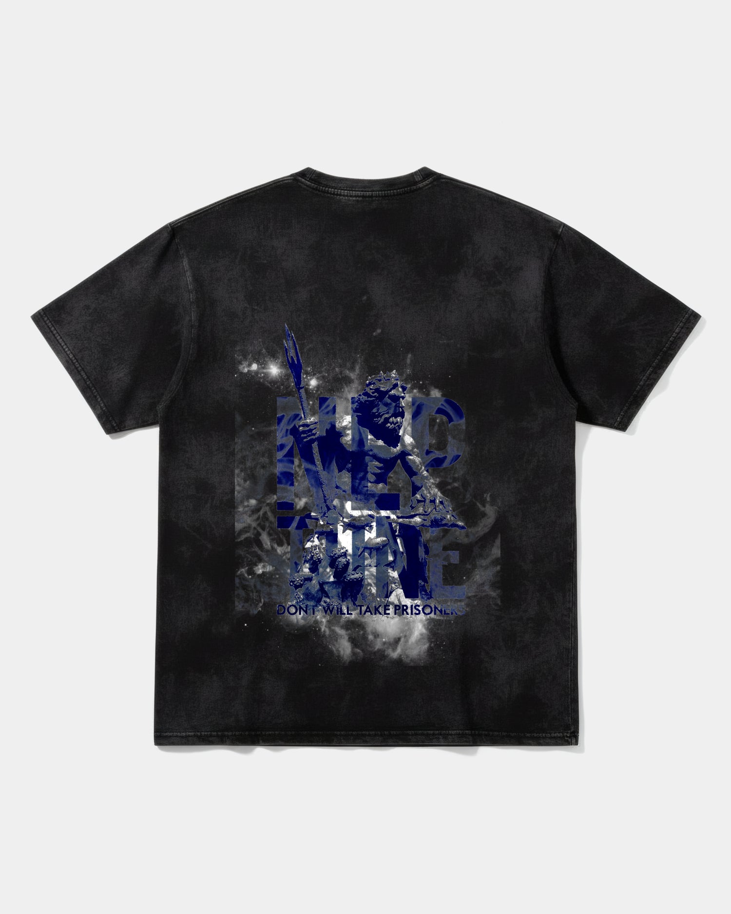Camiseta Poseidon Big Back Oversize Acid Negro