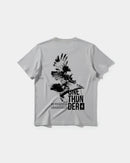 Camiseta One Thunder Big Back Regular Basic Gris
