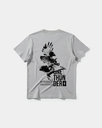 Camiseta One Thunder Big Back Regular Basic Gris