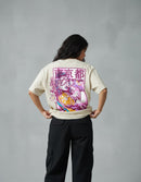 Modelo mide 1,65m y usa talla S