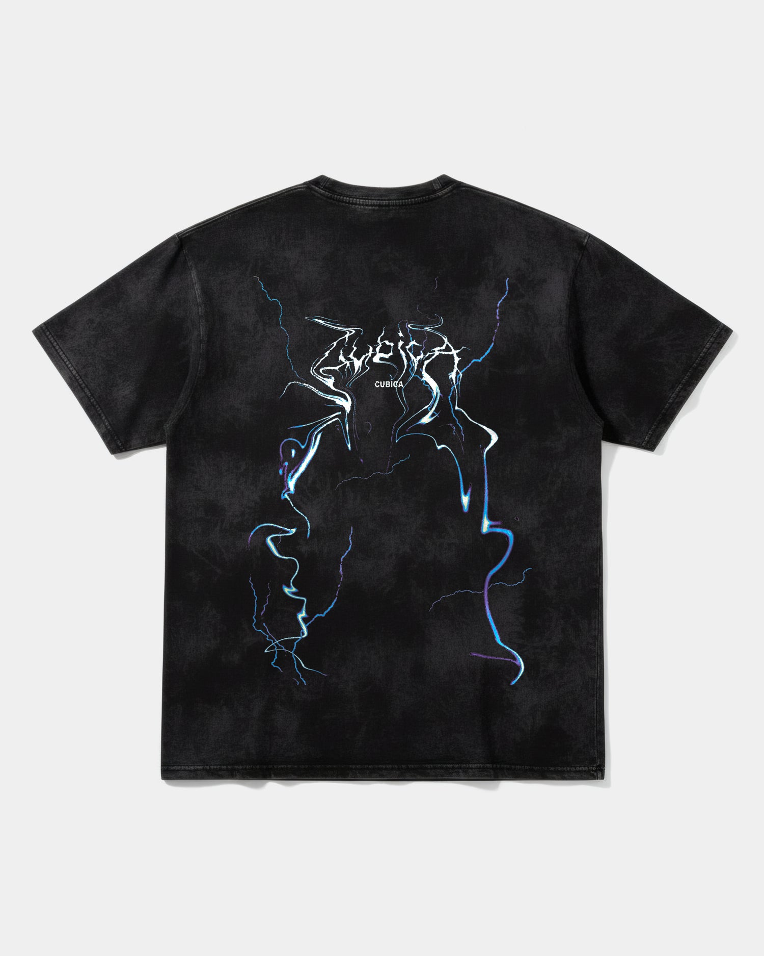 Camiseta Cubirayo Big Back Oversize Acid Negro