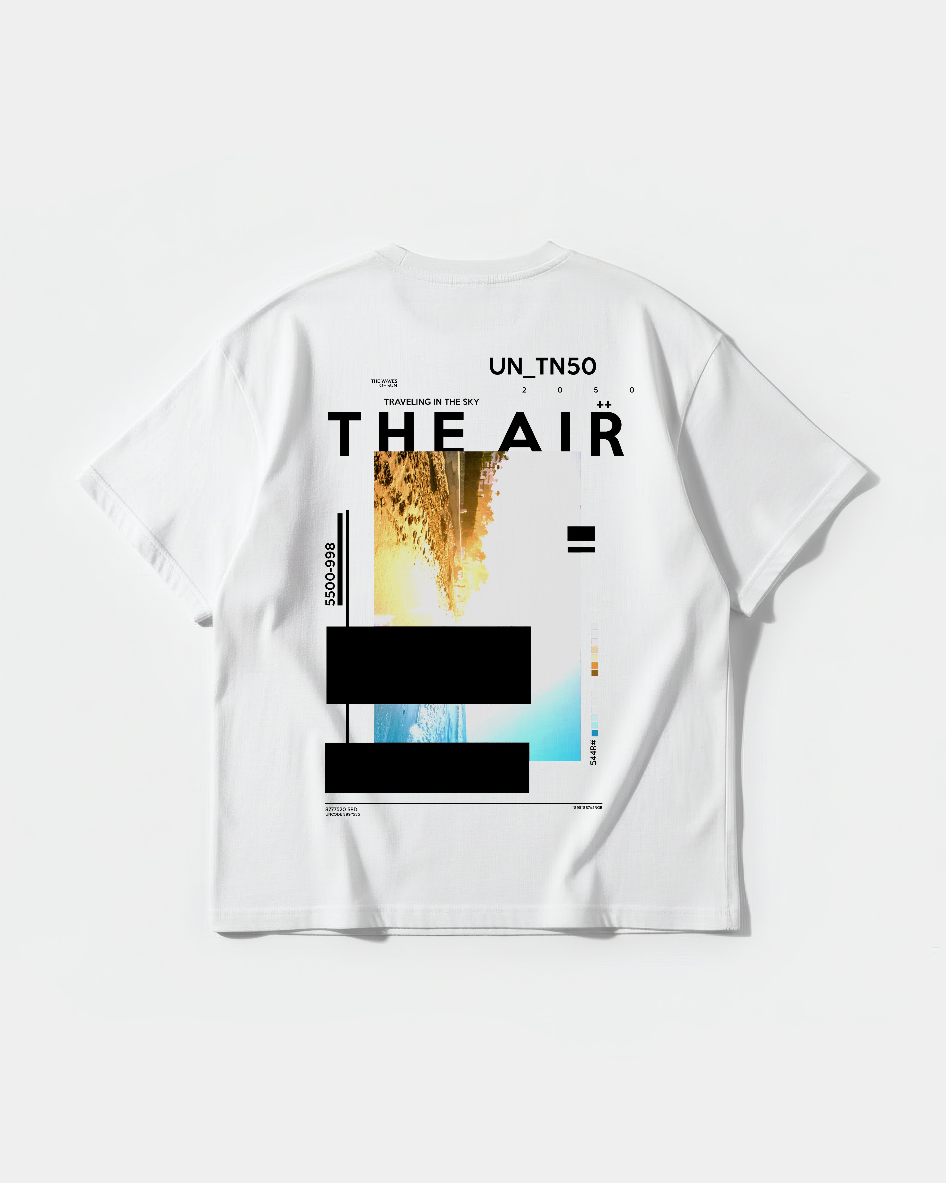 Camiseta Traveling In The Sky Big Back Oversize Basic