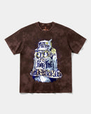 Camiseta Rock Da Body Big Front Oversize Acid Marron