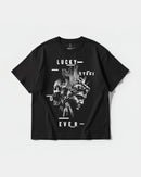 Camiseta Lucky Big Front Oversize Basic Negro