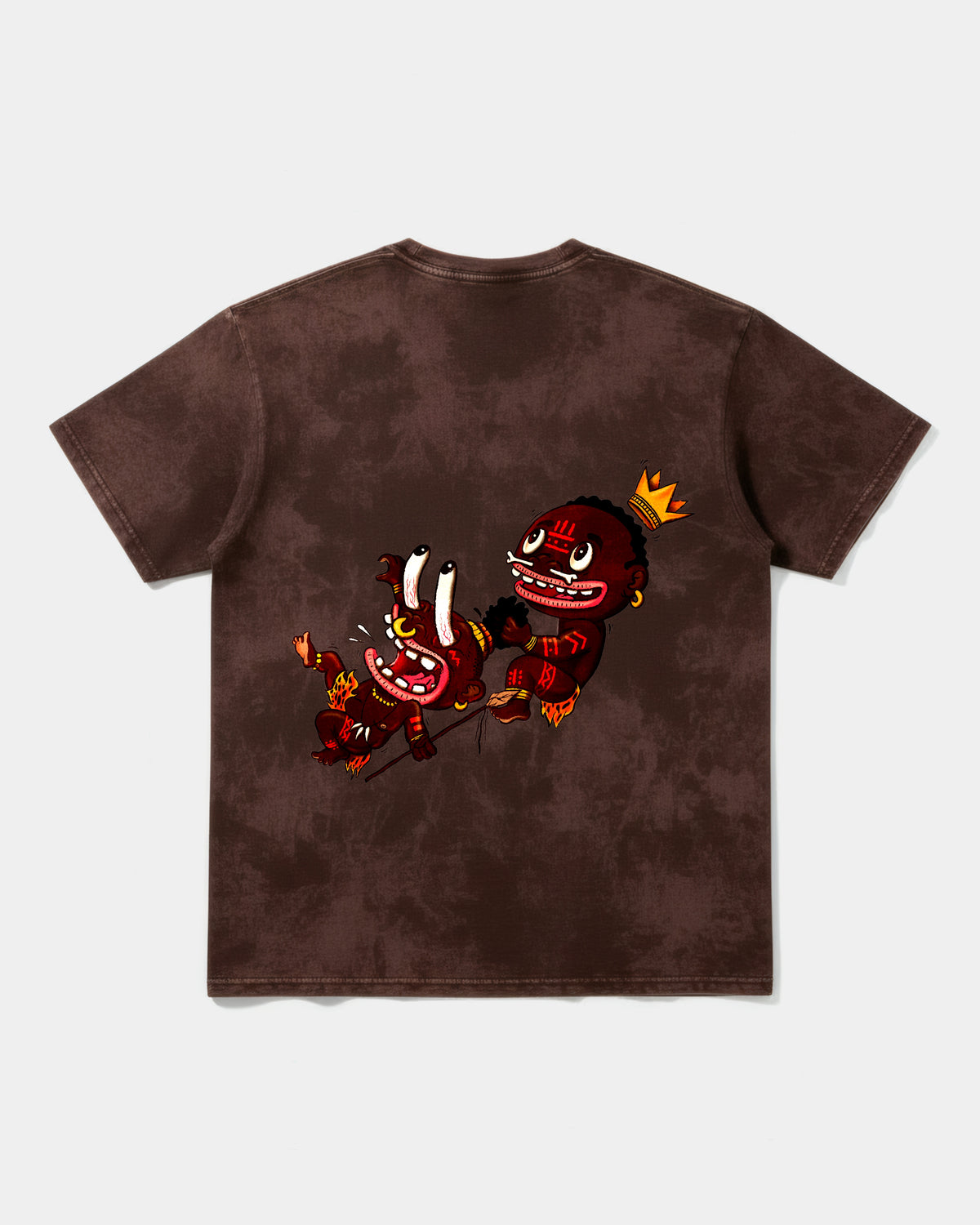 Camiseta Ungaunga Lengua Pocket Espalda Oversize Acid