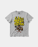 Camiseta Not For Chickens Big Front Regular Basic Gris