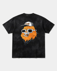 Camiseta Chewie Hippie Big Back Oversize Acid Negro