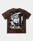 Camiseta Hero Of The Wave Big Back Oversize Acid Marron