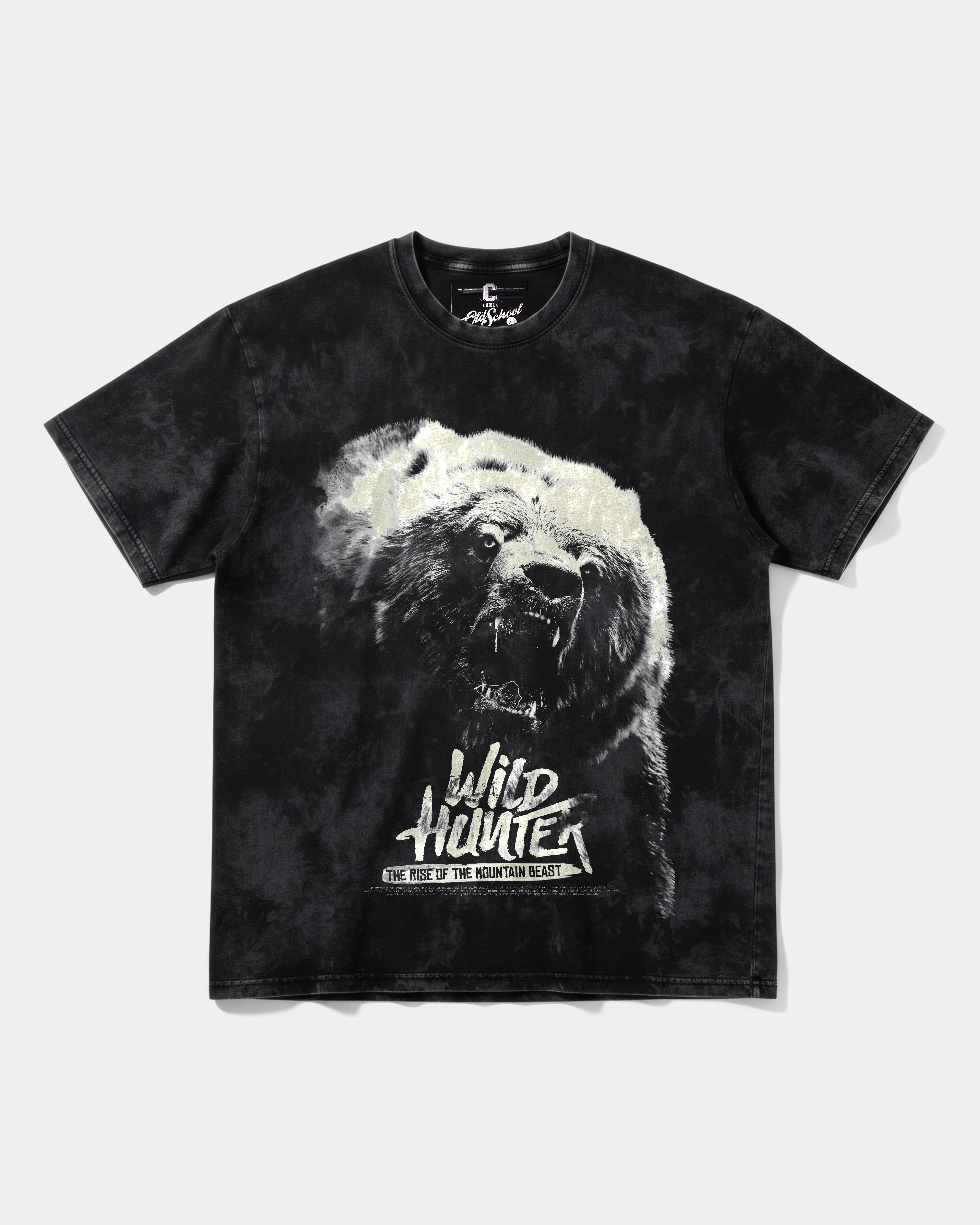 Camiseta Wild Hunter Big Front Oversize Acid