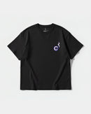 Camiseta Mas Vale Que Corras Pocket Front Oversize Basic Negro