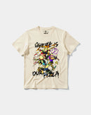 Camiseta Where Our Pizza Big Front Regular Basic Beige
