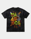 Camiseta Kawabonga Big Back Oversize Acid Negro