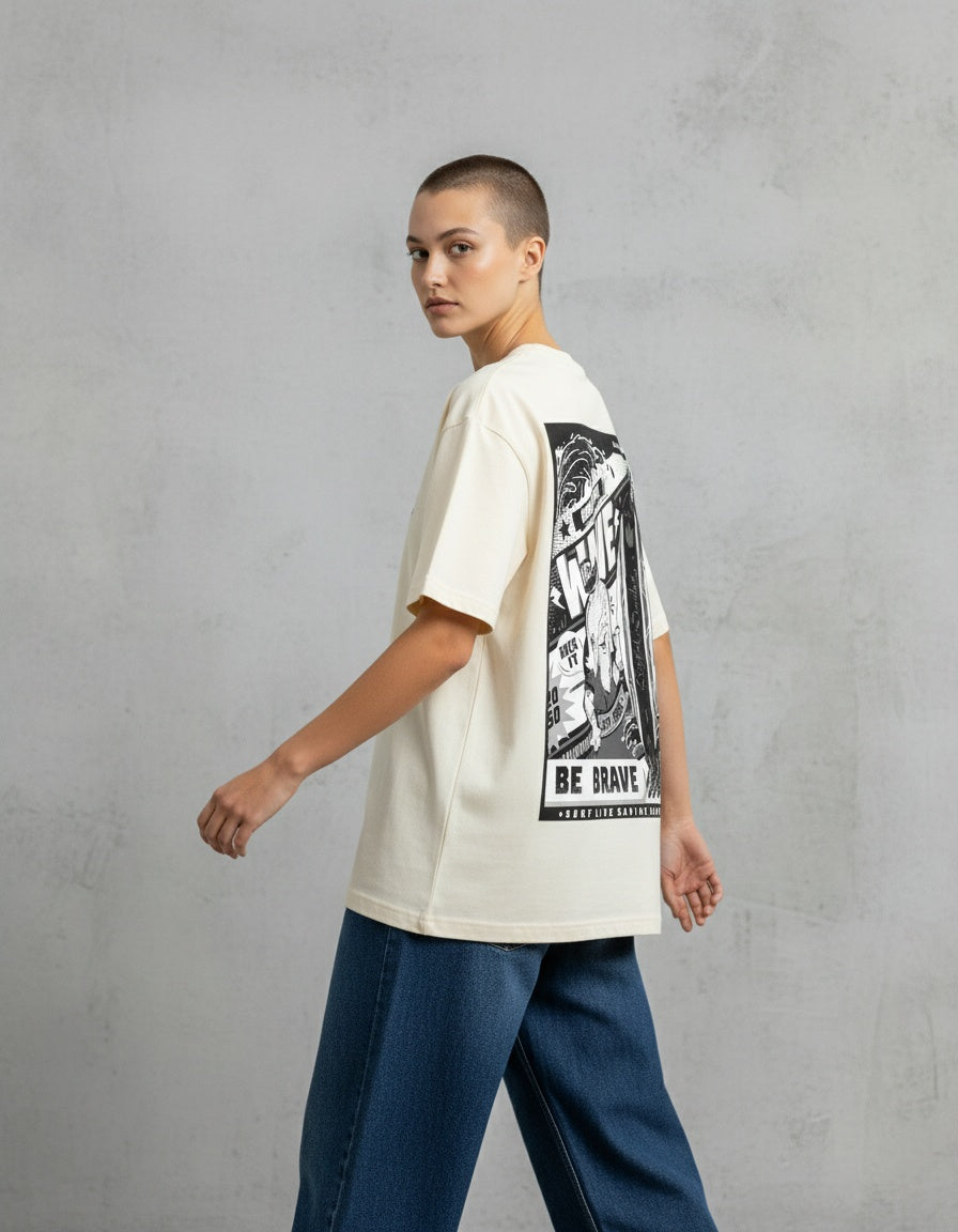 Modelo mide 1,74m y usa talla M