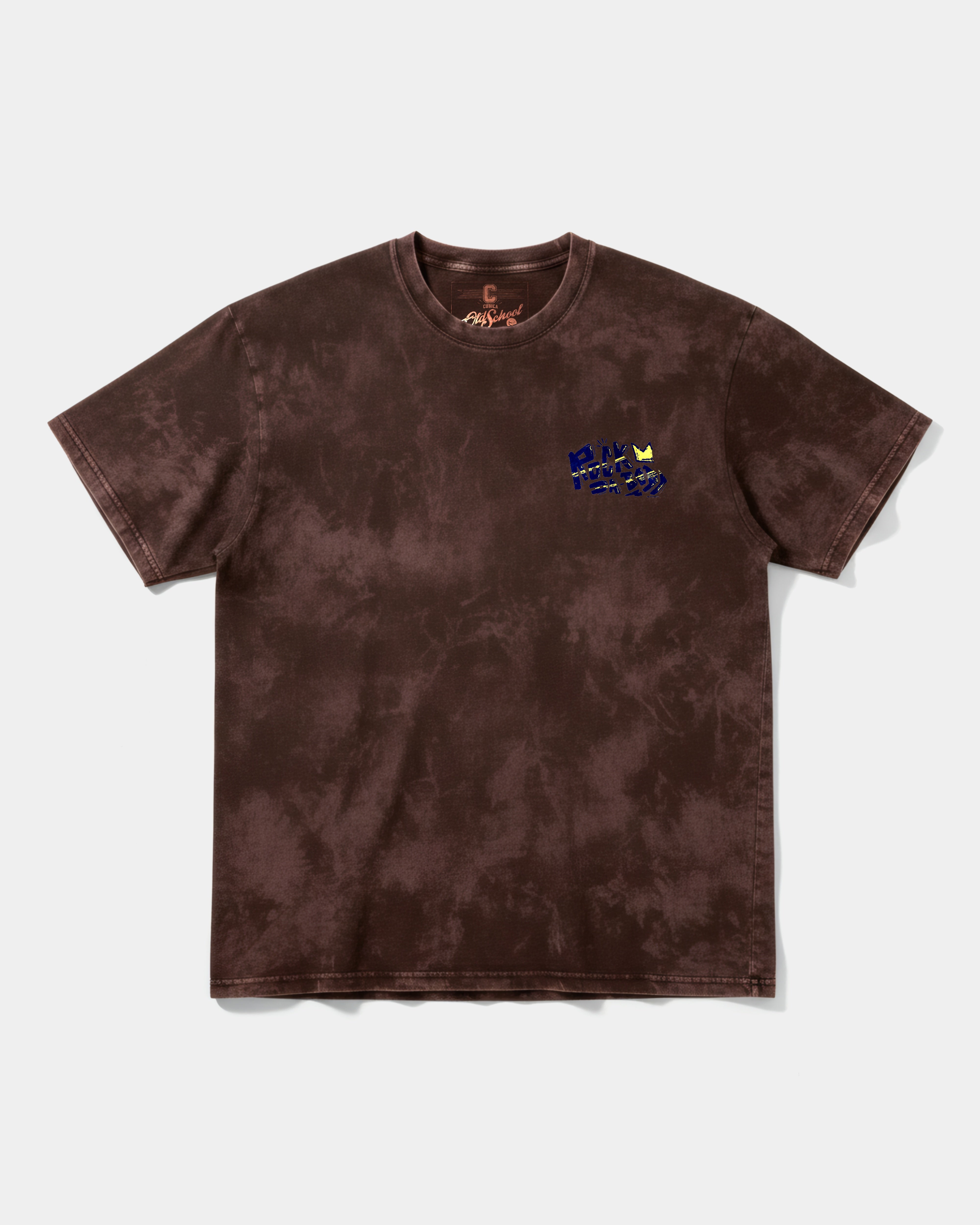 Camiseta Rock Da Body Pocket Front Oversize Acid Marron
