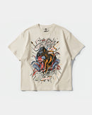 Camiseta The Savage Big Front Oversize Basic Beige