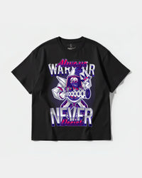 Camiseta Warrior Big Front Oversize Basic Negro