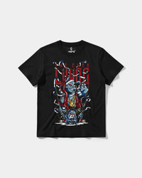 Camiseta Mummra Big Front Regular Basic Negro