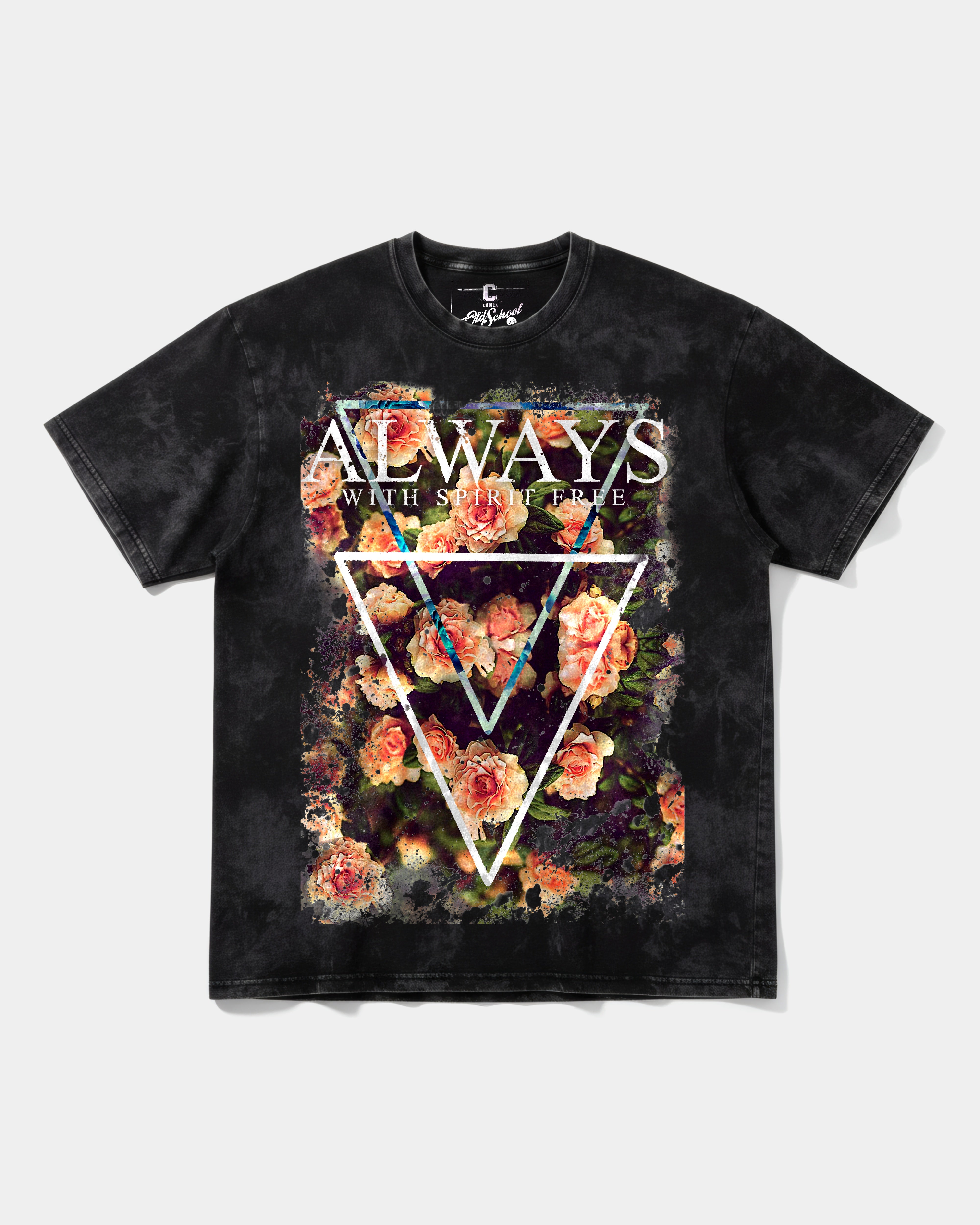Camiseta Always Free Spirit Big Front Oversize Acid