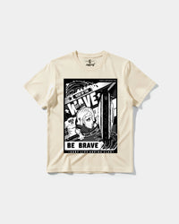 Camiseta Hero Of The Wave Big Front Regular Basic Beige