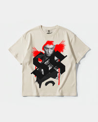 Camiseta Sick Soul Big Front Oversize Basic Beige