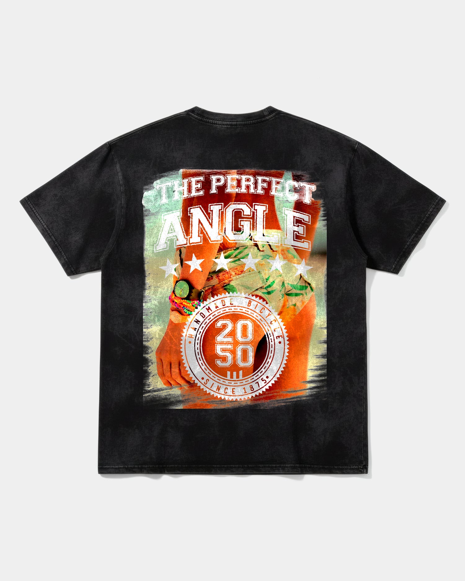 Camiseta The Perfect Angle Big Back Oversize Acid Negro
