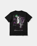 Camiseta Joker Yakuza White Big Back Regular Basic Negro