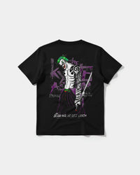 Camiseta Joker Yakuza White Big Back Regular Basic Negro
