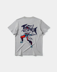 Camiseta Samurai Big Back Regular Basic Gris