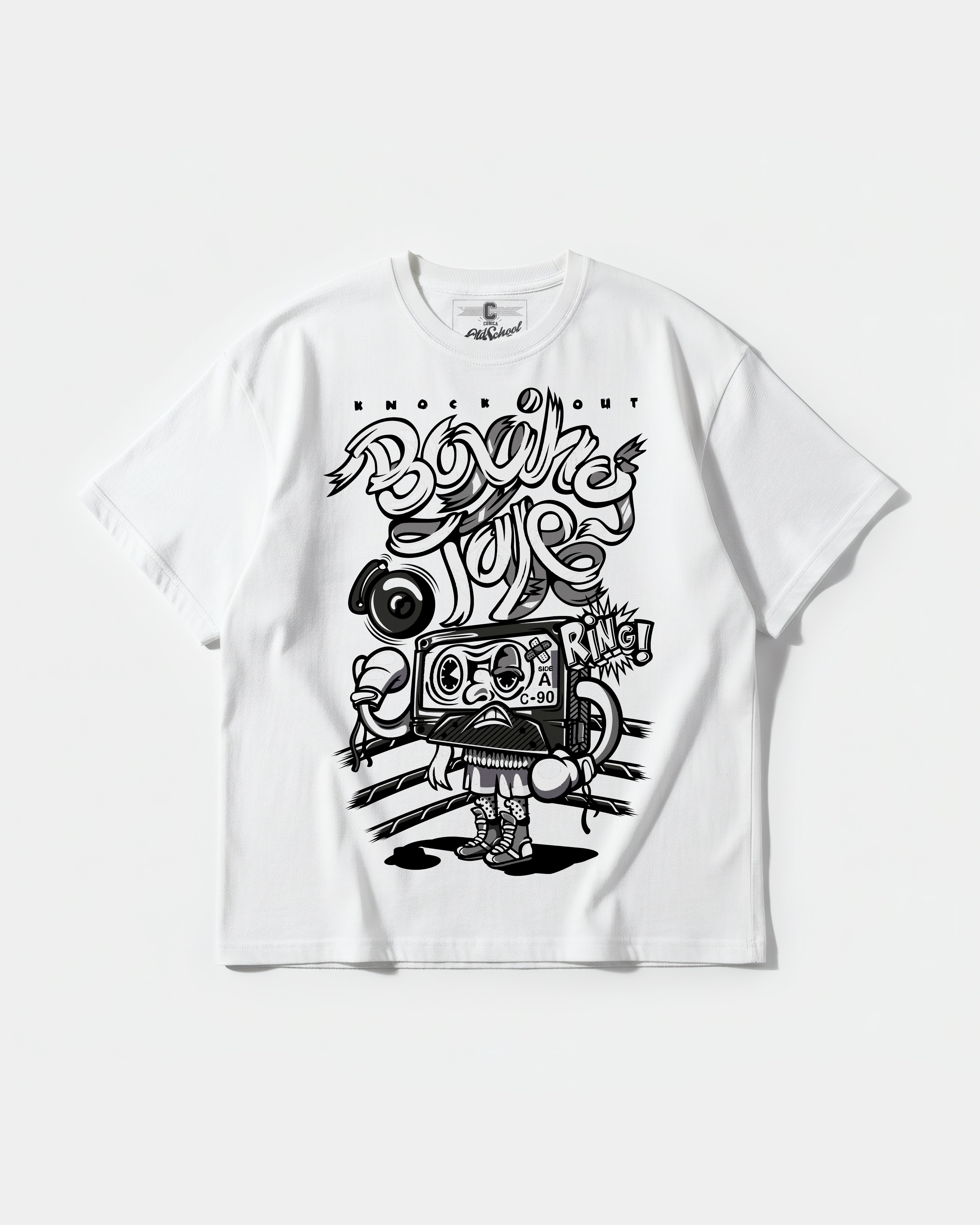 Camiseta Knockout Big Front Oversize Basic