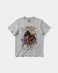 Camiseta The Savage Big Front Regular Basic Gris