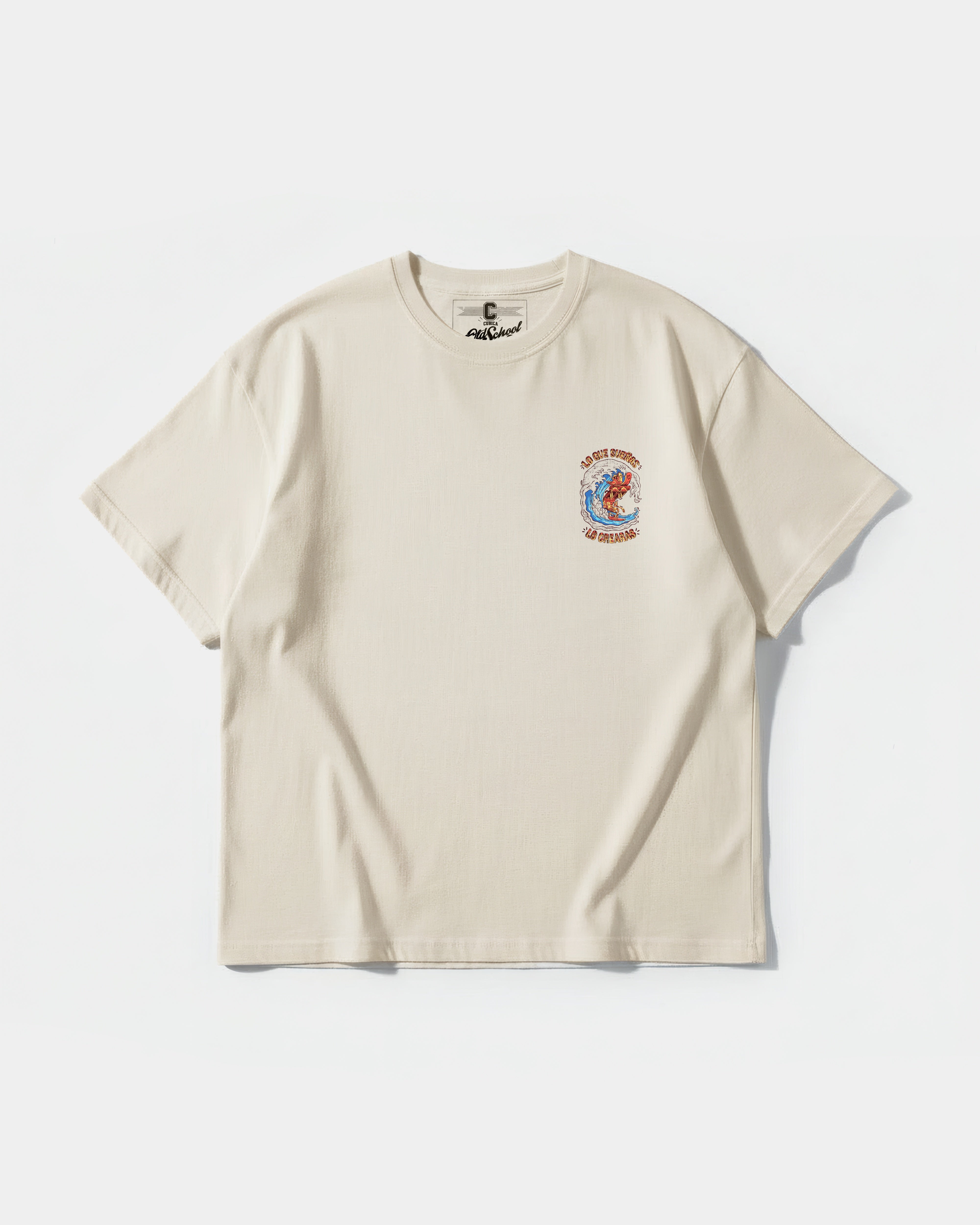 Camiseta Pizza Surf Big Pocket Oversize Basic