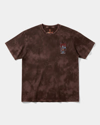 Camiseta Mummra Pocket Front Oversize Acid Marron