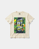 Camiseta Let S Get Away Big Front Regular Basic Beige
