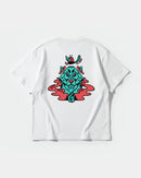 Camiseta Oso Con Gorro Big Back Oversize Basic Blanco