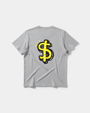 Camiseta Money Money Big Back Regular Basic Gris