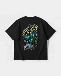 Camiseta Hopes Big Back Oversize Basic Negro
