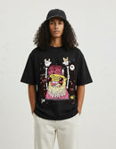 Modelo mide 1,83m y usa talla L