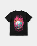 Camiseta Rise In Hell Pocket Front Regular Basic Negro