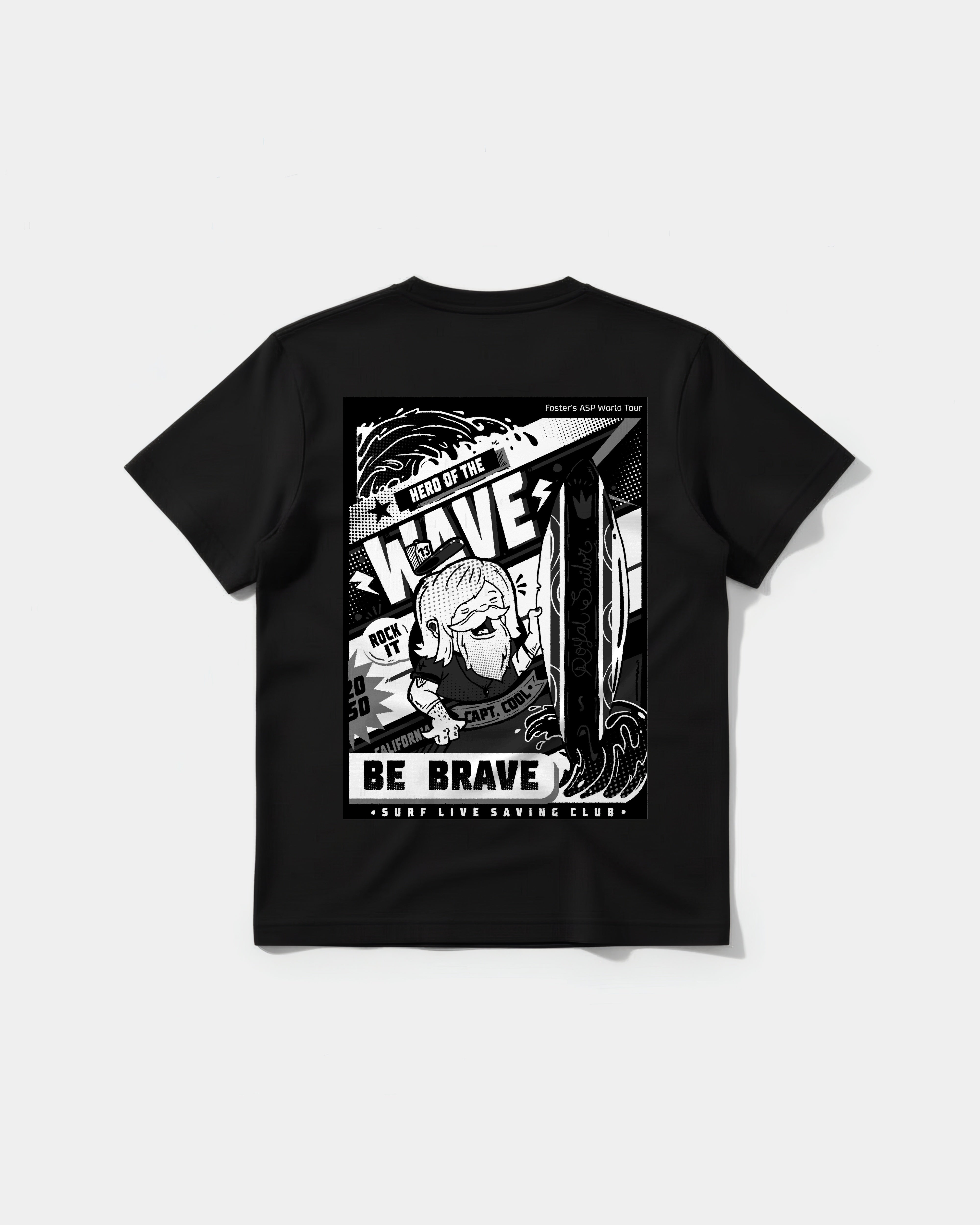 Camiseta Hero Of The Wave Big Back Regular Basic