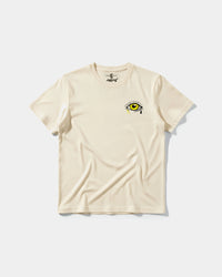 Camiseta Ojo Pocket Front Regular Basic Beige