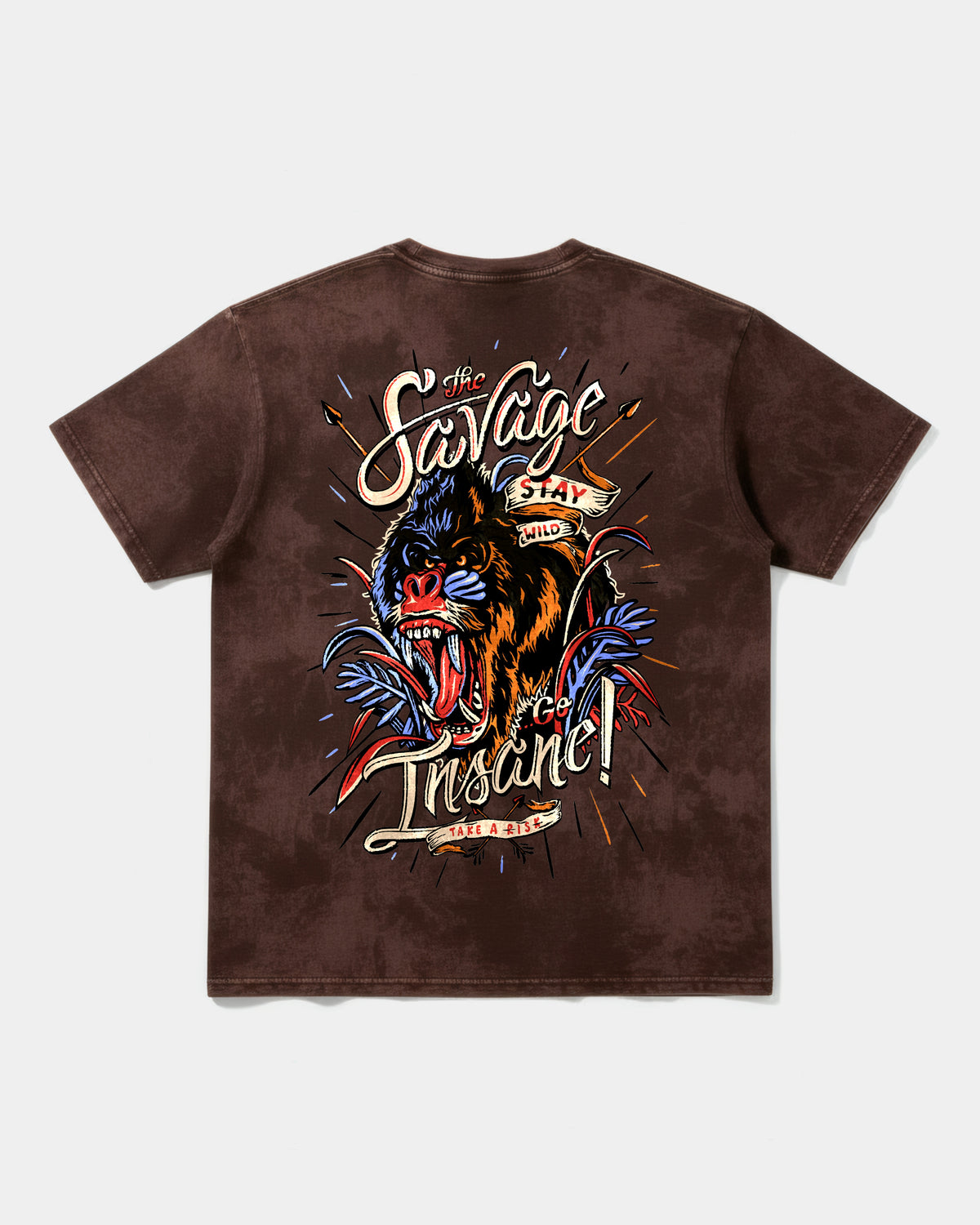 The Savage Big Back Oversize Acid T-Shirt