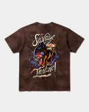 Camiseta The Savage Big Back Oversize Acid Marron